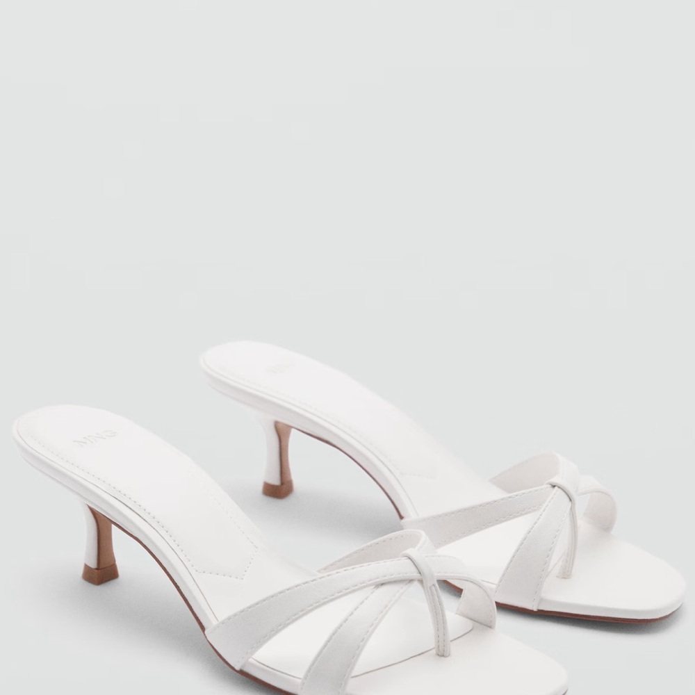 Mango strappy heeled sandal